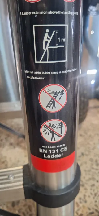 Escalera telescópica 5 metros