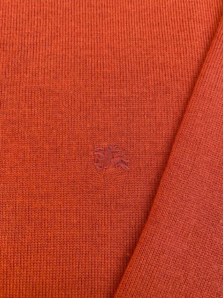 Burberry Jersey Naranja Punto Fino Vintage