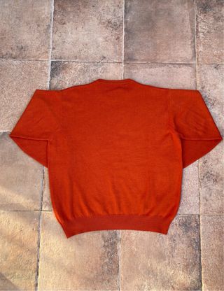 Burberry Jersey Naranja Punto Fino Vintage