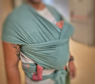 Fular Boba Wrap Bambú Serenity Sea Mist