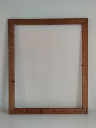 Cuadro Marco Grande Dorado Madera Vintage