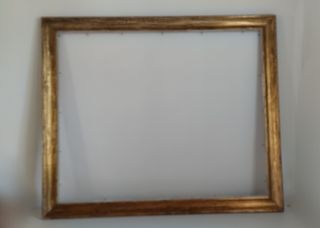 Cuadro Marco Grande Dorado Madera Vintage