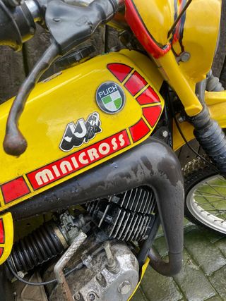 Puch Minicross Amarilla y Roja