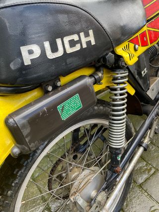 Puch Minicross Amarilla y Roja
