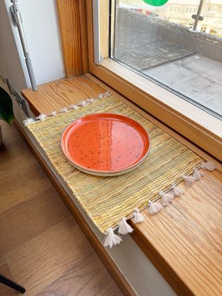 Pack 2 Manteles Individuales Junco con Borlas Boho