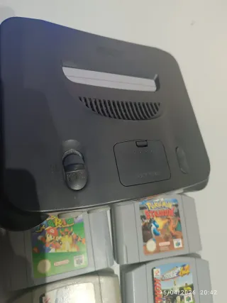 Nintendo 64 Negra con 5 Juegos