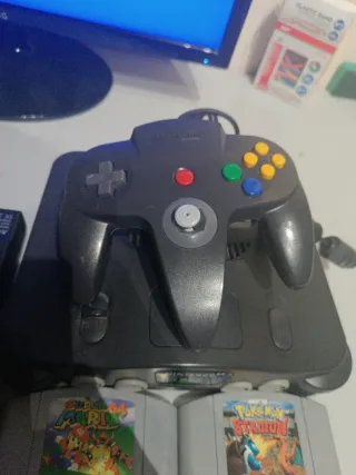 Nintendo 64 Negra con 5 Juegos