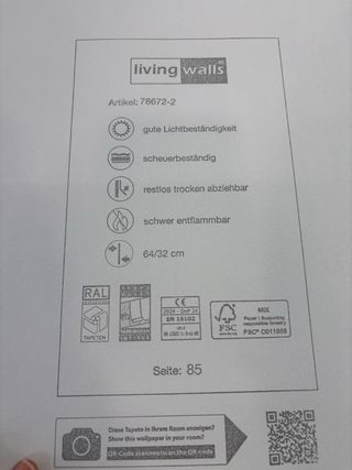 7 Rollos Papel Pintado Living Walls