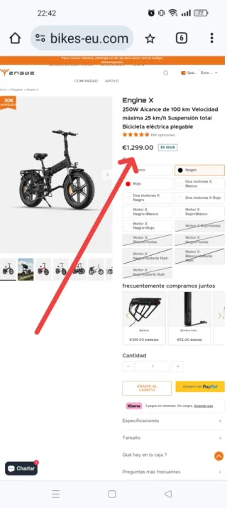 ✅ BICICLETA ELÉCTRICA ENGWE EP2 BOOST NUEVAS!!