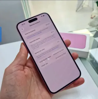 iPhone 16 Plus 128GB Rosa 92% Batería Usado .