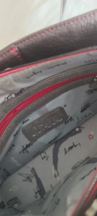 Borsa Anekke Beige e Rossa