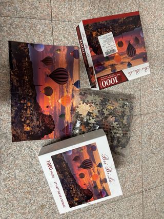 Puzzle 1000 Piezas Paisaje Globos Aerostáticos