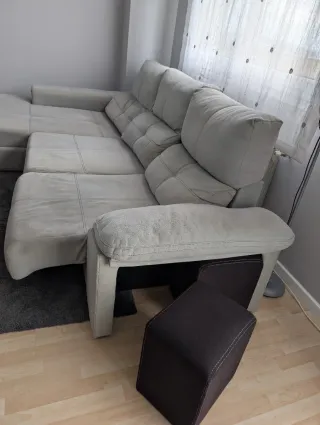 Sofá Chaiselongue Gris