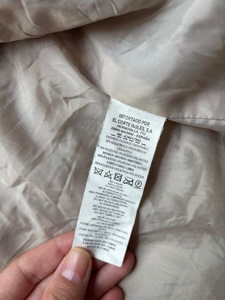 Abrigo pelo Bratz dosmilero beige/marrón