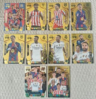 (Sueltos)7 Balones Oro+3 Card Espec. Adrenalyn 26