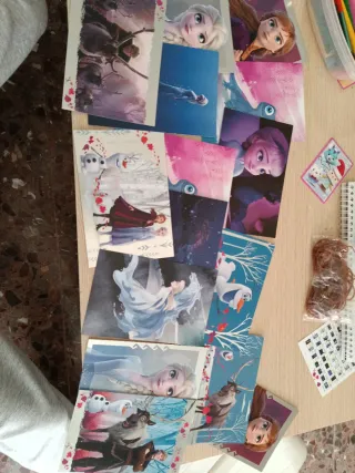 Lote cromos Frozen photocards photoprints