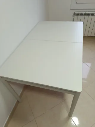 Mesa extensible Ikea Tonstad blanca