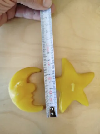 Candele decorative luna e stella