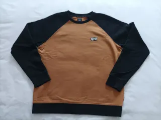 Sudadera Vans Hombre Talla L Negra y Marrón