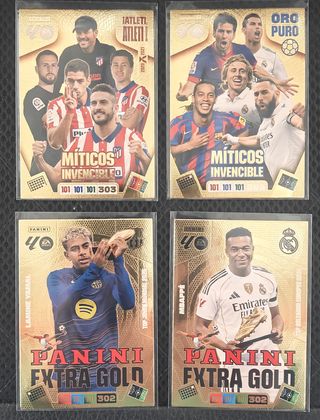 (Leer)Míticos Inv+Extra Gold(Sueltos)Adrenalyn 26