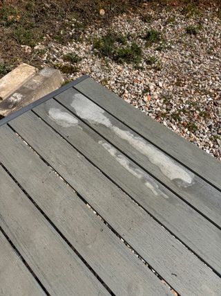 Mesa de exterior gris