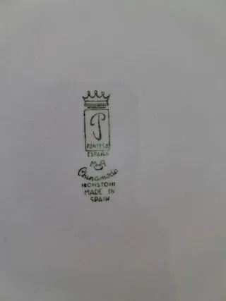 Vajilla vintage Pontesa 20 piezas