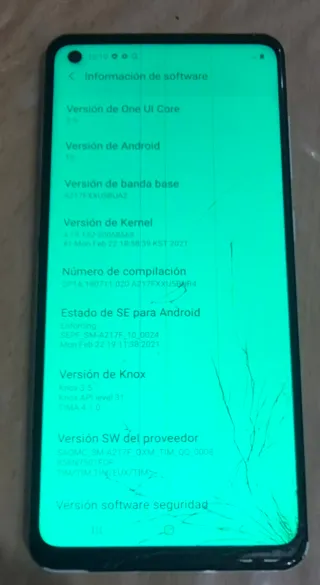 Samsung Galaxy A21s Pantalla Rota