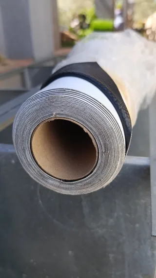 Rollo imitación cuero fibra carbono