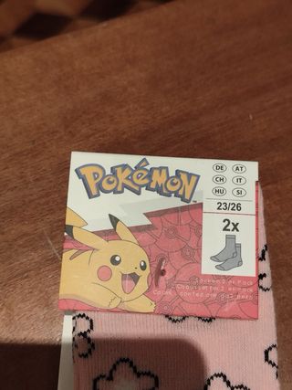 2 paia calzini bambina Pokemon 23/26