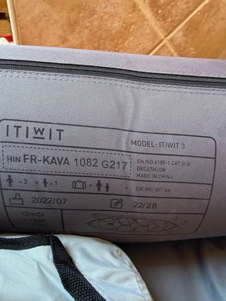 Kayak gonfiabile Itiwit 3 posti