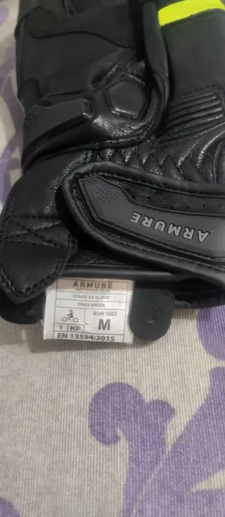 Guantes Moto ARMURE Negros y Multicolor