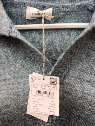 Jersey Springfield Talla L Degradado Azul/Gris