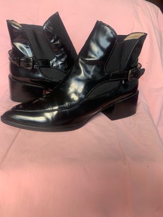 Botines ZARA Mujer Talla 41 Negro muy elegantes