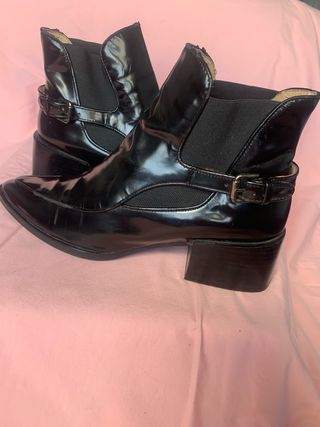 Botines ZARA Mujer Talla 41 Negro muy elegantes