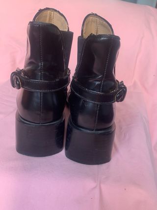 Botines ZARA Mujer Talla 41 Negro muy elegantes