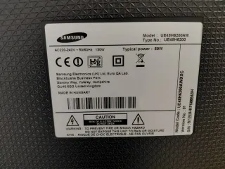 Televisión Samsung Negra Smart TV 48"