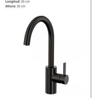 Grifo Negro Metálico Nuevo