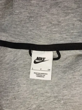 Sudadera Nike Tech Gris Mujer
