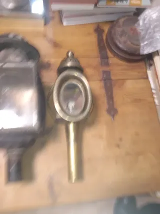 Colección 3 faroles antiguos para carro