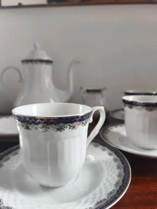 Juego de café porcelana Bavaria