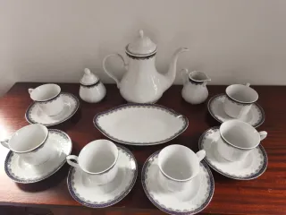 Juego de café porcelana Bavaria