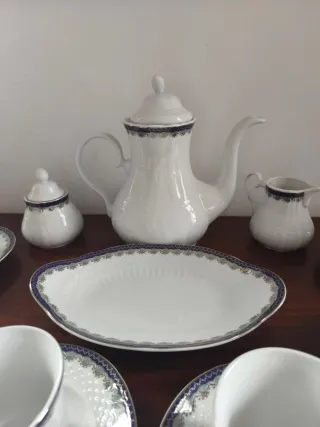 Juego de café porcelana Bavaria