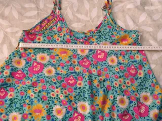 Blusa India Town floral seda y viscosa