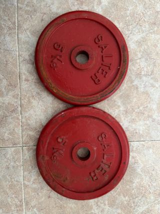 Discos de pesas Salter 5 kg (2 unidades)