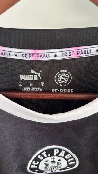 Camiseta FC St. Pauli Puma Negra Talla XL