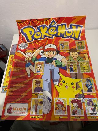 Álbum Cromos Pokémon Merlin