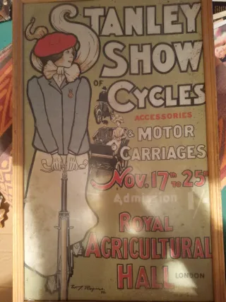 Reproducción Vintage Art Nouveau Stanley Show