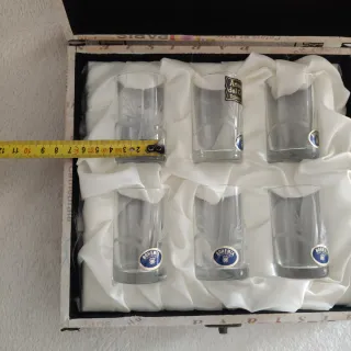 Caja Decorativa Viajes Cristal Tallado Bohemia