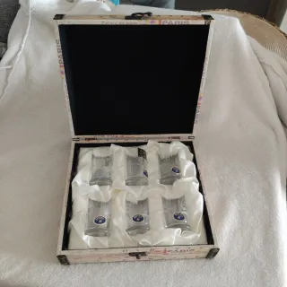 Caja Decorativa Viajes Cristal Tallado Bohemia