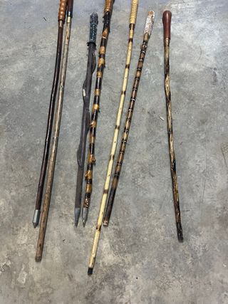 Bastones Vascos Antiguos  makillas pero no estoque